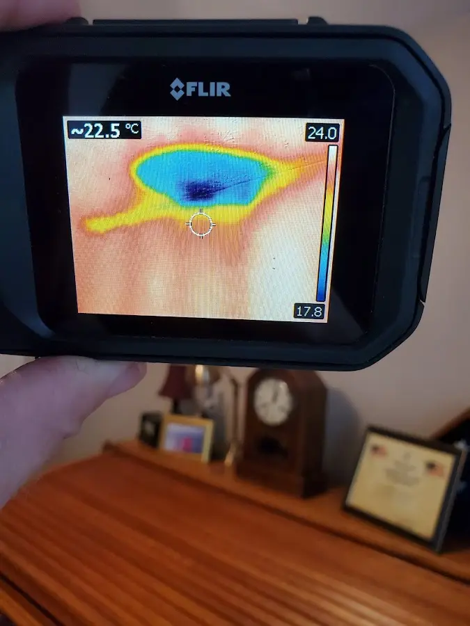 Thermal imaging inspection for water damage in Medford